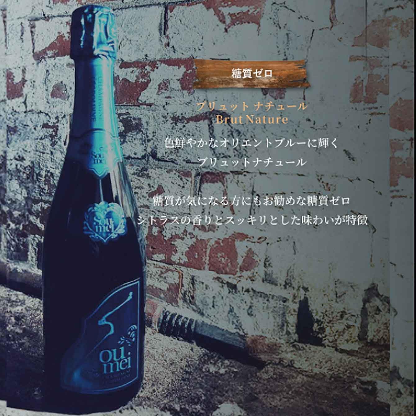 Amazon.co.jp: ＜正規品＞SOUMEIソウメイブリュット＆ブルー 2本セット
